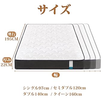 Amazon.co.jp: Inofia マットレス セミダブル マットレス専門
